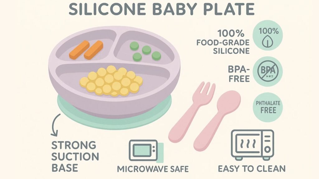 Features to Look For in a Silicone Baby Plate