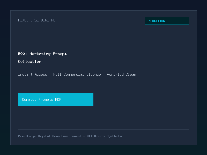 500+ Marketing Prompt Collection