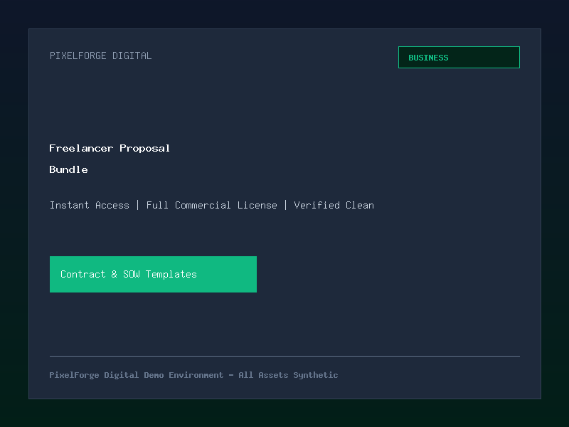Freelancer Proposal Bundle