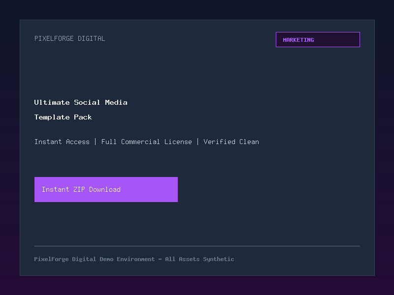 Ultimate Social Media Template Pack