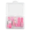 Baby Care EVA Bag Eight-piece Set Baby Nasal Aspirator Nail Scissors Cartoon Set Daily Cleaning Supplies Care Bag 2