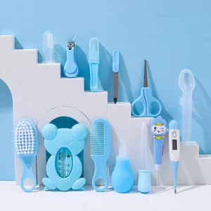 Baby Care Bag Set Baby Nose Suction Device Nail Clipper Thermometer 13 Piece Set Daily Cleaning and Care Kit Healthcare Kits 4 Baby Care Bag Set Baby Nose Suction Device Nail Clipper Thermometer 13 Piece Set Daily Cleaning and Care Kit Healthcare Kits 4