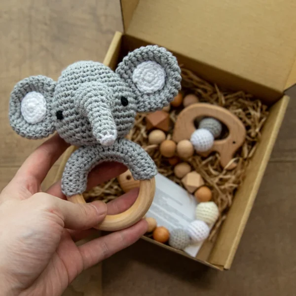 1set Baby Rattle Wooden Crochet Elephant Bells Music Teething Bracelet Pacifier Dummy Clips Gym Play Rodent Baby Products Toy 5 1set Baby Rattle Wooden Crochet Elephant Bells Music Teething Bracelet Pacifier Dummy Clips Gym Play Rodent Baby Products Toy 5