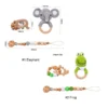1set Baby Rattle Wooden Crochet Elephant Bells Music Teething Bracelet Pacifier Dummy Clips Gym Play Rodent Baby Products Toy 2 1set Baby Rattle Wooden Crochet Elephant Bells Music Teething Bracelet Pacifier Dummy Clips Gym Play Rodent Baby Products Toy 2